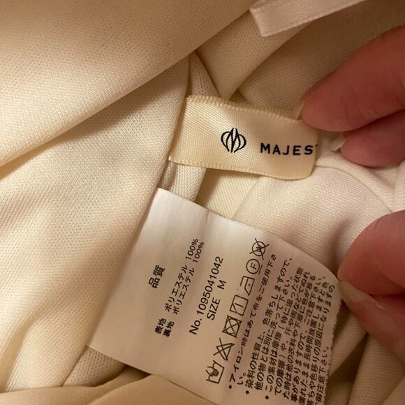 Majestic Legon floral skirt - White/Lavender/Baby Blue - Picture 3 of 4